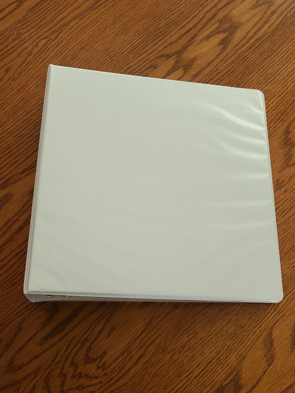 Classic White 3-Ring Binder for Home & Office Organization